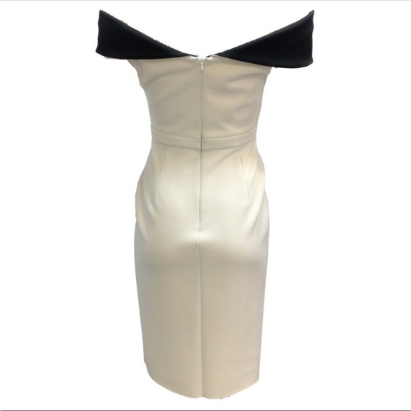 Cushnie et Ochs off the shoulder white neoprene dress net a porter - Picture 2 of 4
